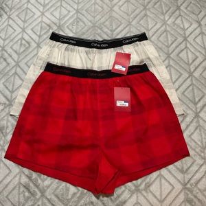 2PCS CALVIN KLEIN MENS BOXERS NWT